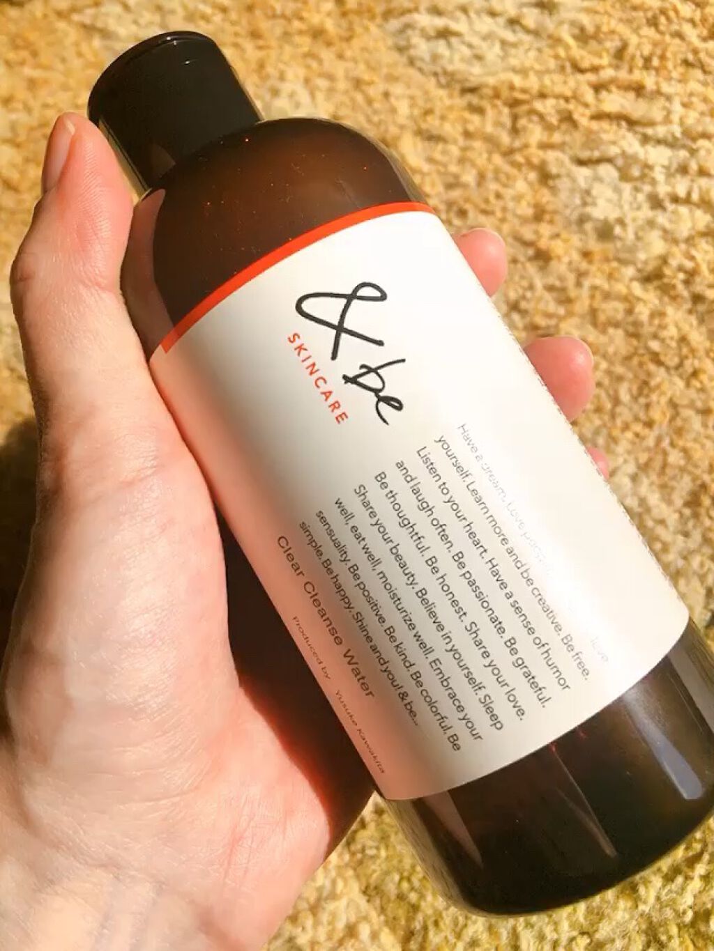 &be クリアクレンズウォーター/＆be/クレンジングウォーターを使ったクチコミ（1枚目）