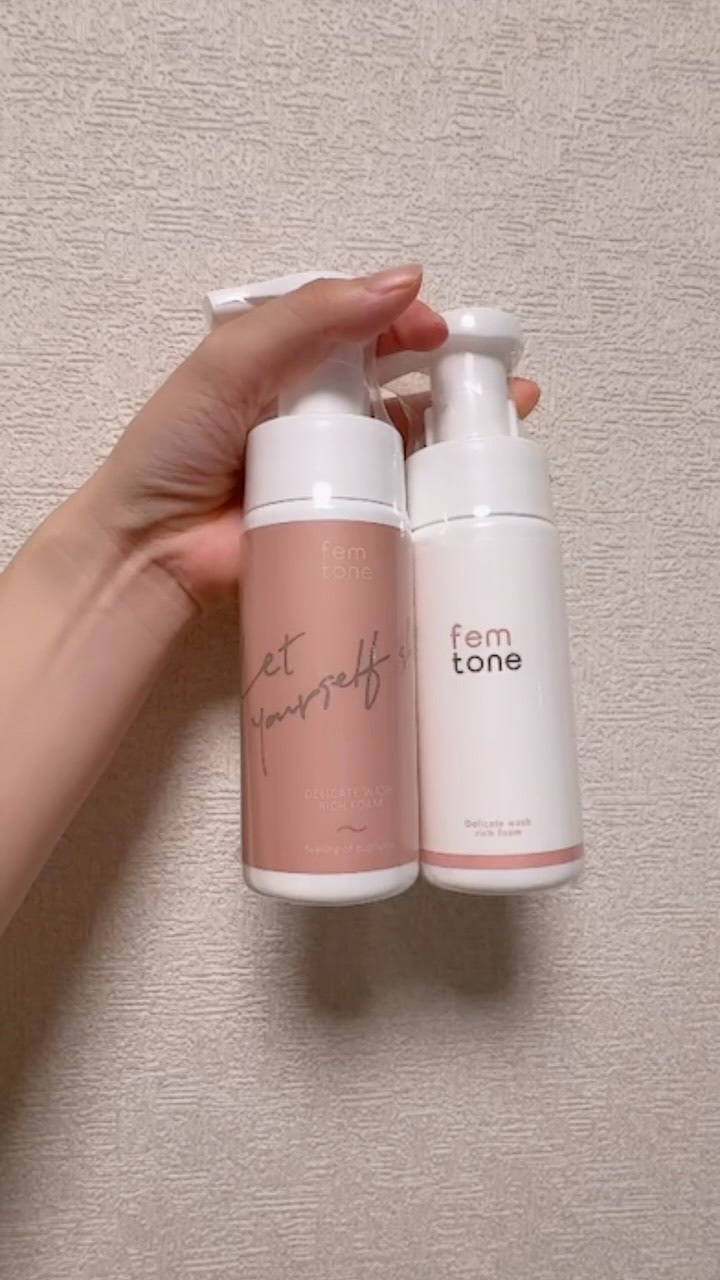 デリケートウォッシュ リッチフォーム/fem tone/デリケートゾーンケアを使ったクチコミ（1枚目）