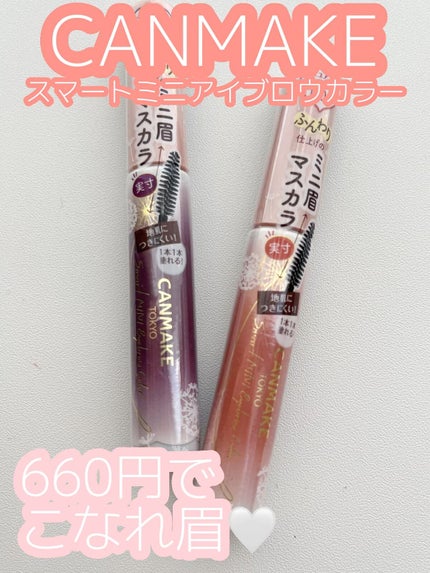 スマートミニアイブロウカラー/キャンメイク/眉マスカラの人気ショート動画