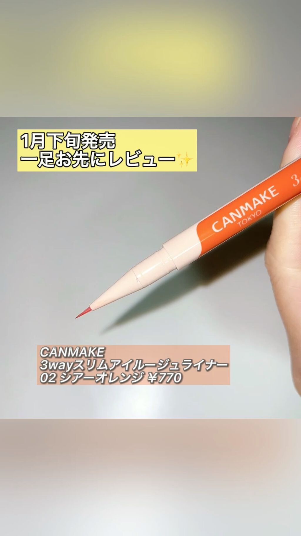 3wayスリムアイルージュライナー/キャンメイク/リキッドアイライナーの動画クチコミ4つ目