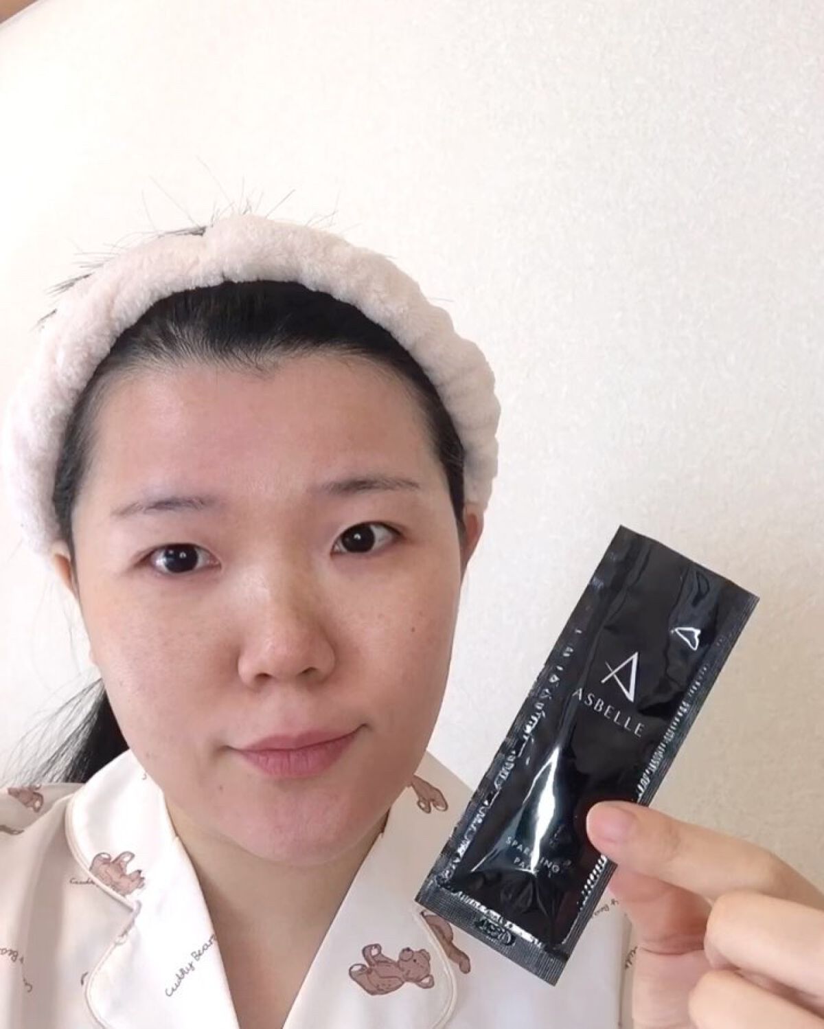 スパークリングパック/ASBELLE/シートマスク・パックの動画クチコミ3つ目