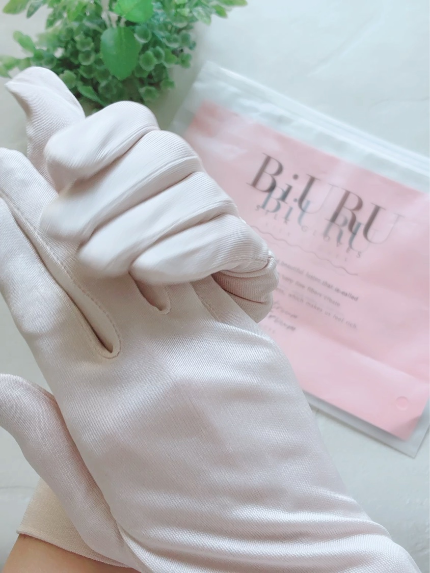 シルク手袋/BiURU/その他を使ったクチコミ（2枚目）