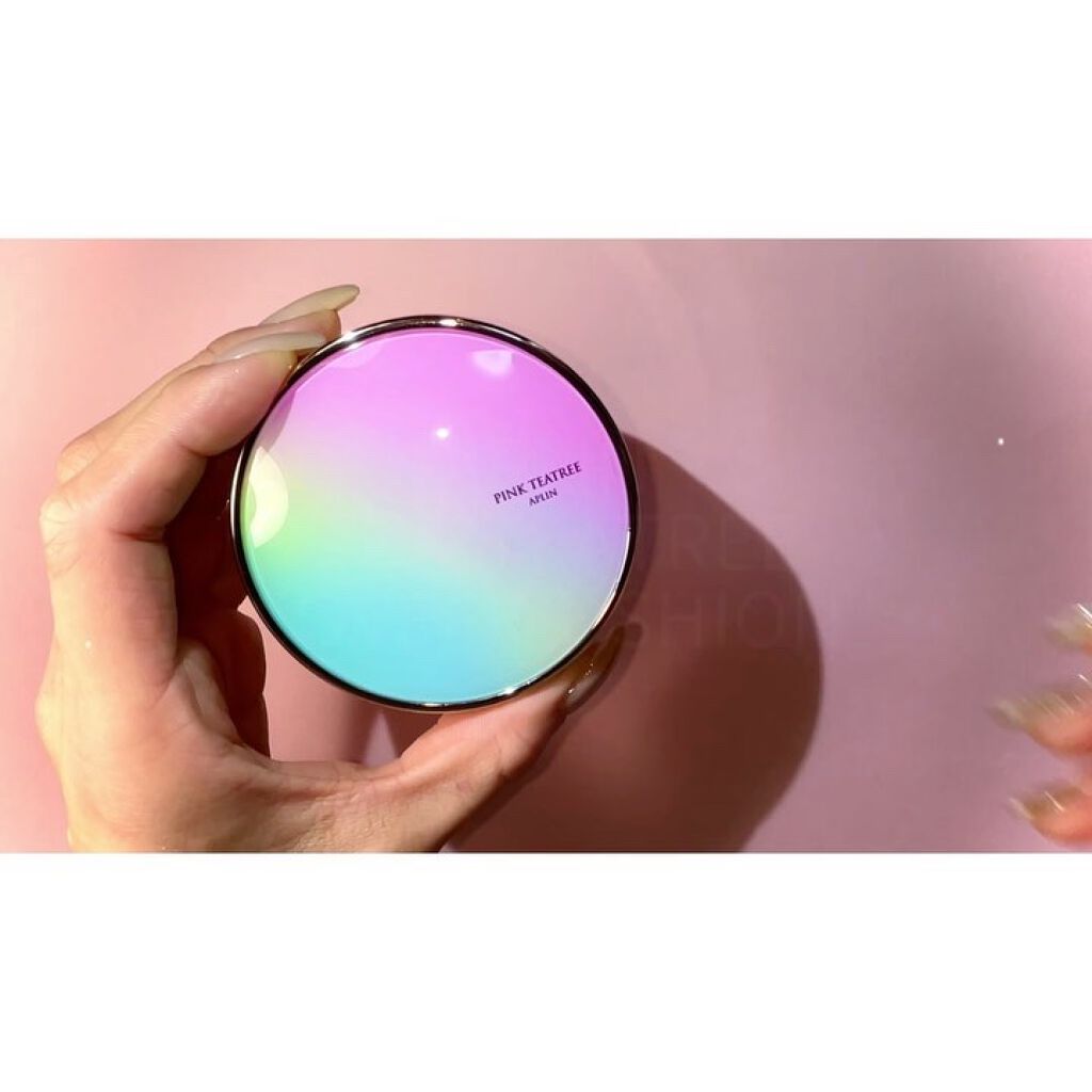 ピンクティーツリーカバークッション/APLIN/クッションファンデーションを使ったクチコミ（3枚目）