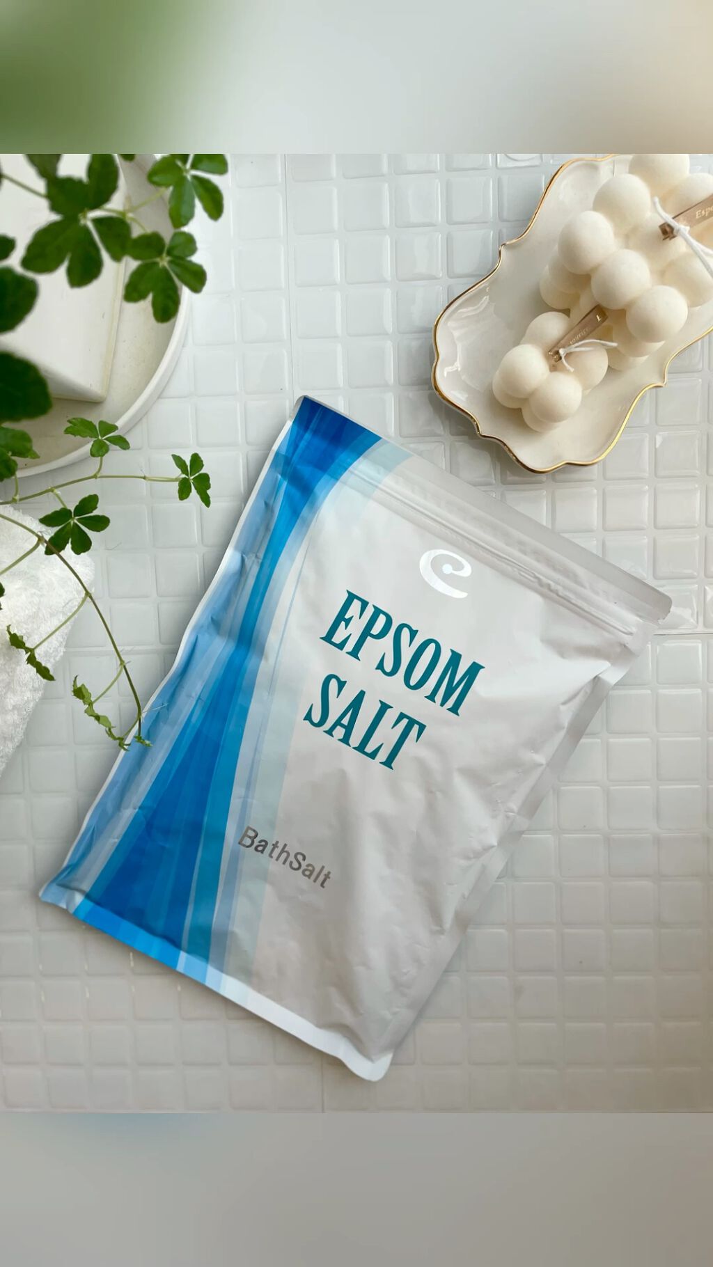 Epsom Salt (エプソムソルト) 国産(岡山県産)/EARTH CONSCIOUS (アースコンシャス)/無機塩系入浴剤を使ったクチコミ（1枚目）