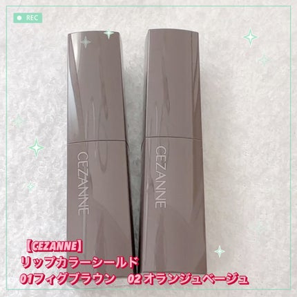リップカラーシールド/CEZANNE/口紅を使ったクチコミ(1枚目)