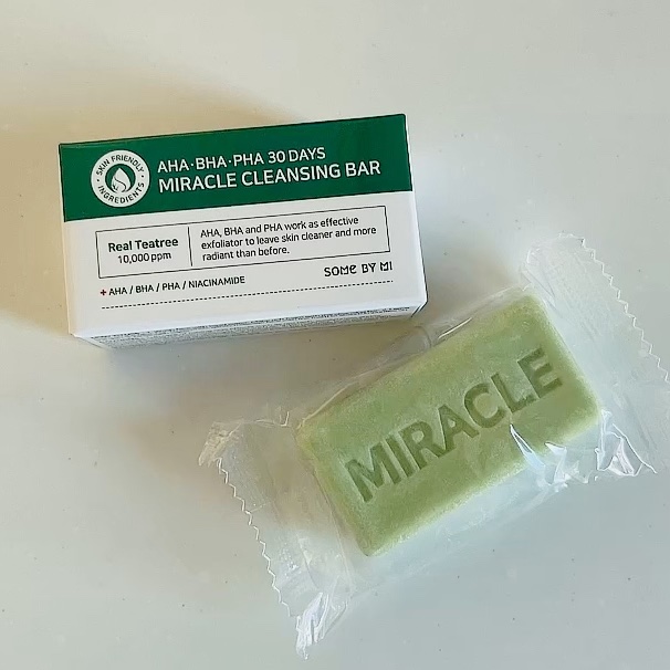 AHA.BHA.PHA 30デイズミラクルクレンジングバー/SOME BY MI/洗顔石鹸を使ったクチコミ（1枚目）