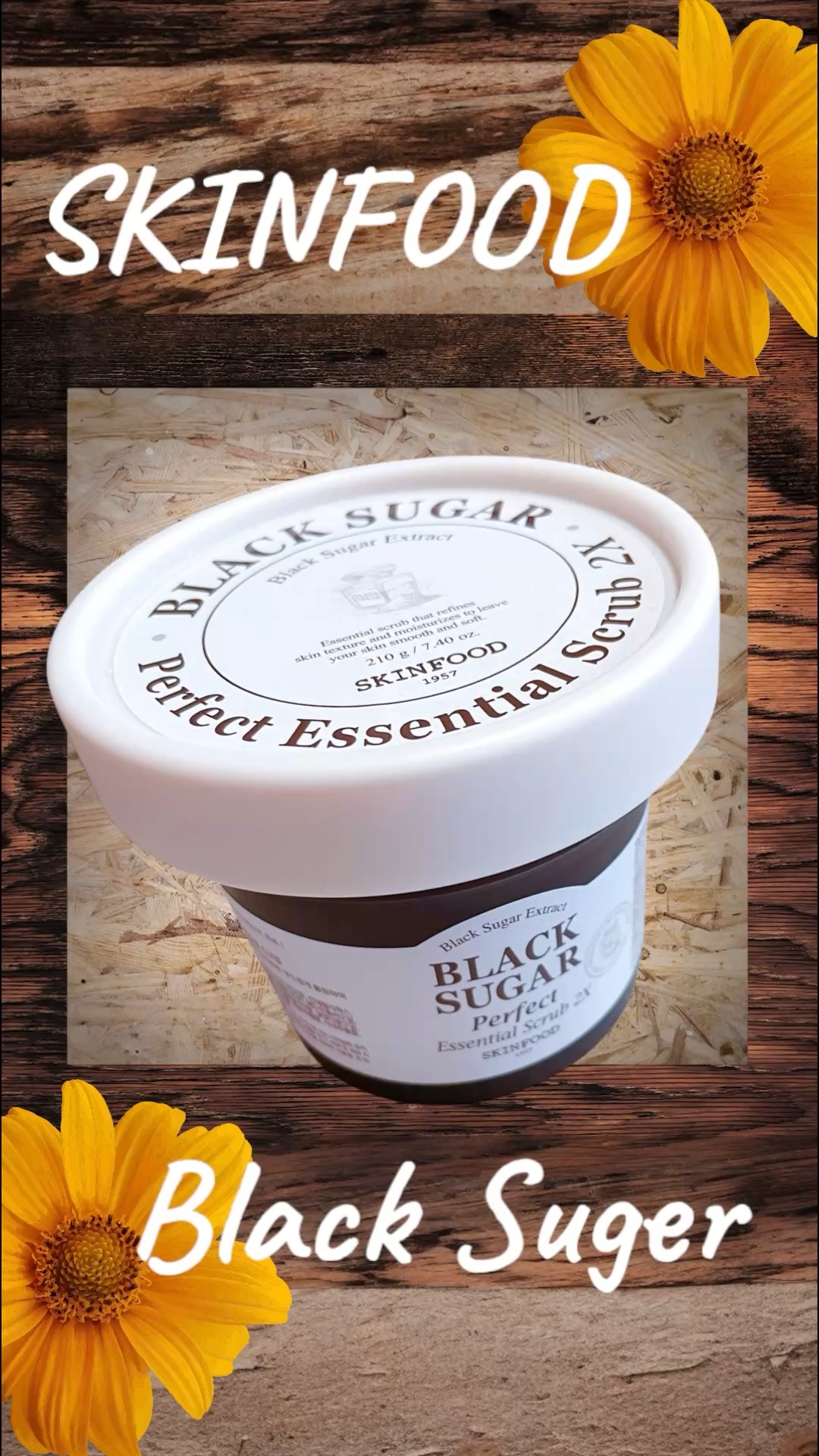 ブラックシュガー パーフェクト エッセンシャル スクラブ2X/SKINFOOD/洗い流すパック・マスクの人気ショート動画