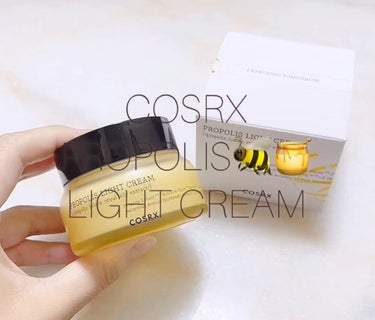 COSRX フルフィットプロポリスライトクリームのクチコミ「
COSRX
フルフィットプロポリスライトクリーム🐝🍯


無香料の保湿クリーム🤍

軽やかな.....」（1枚目）
