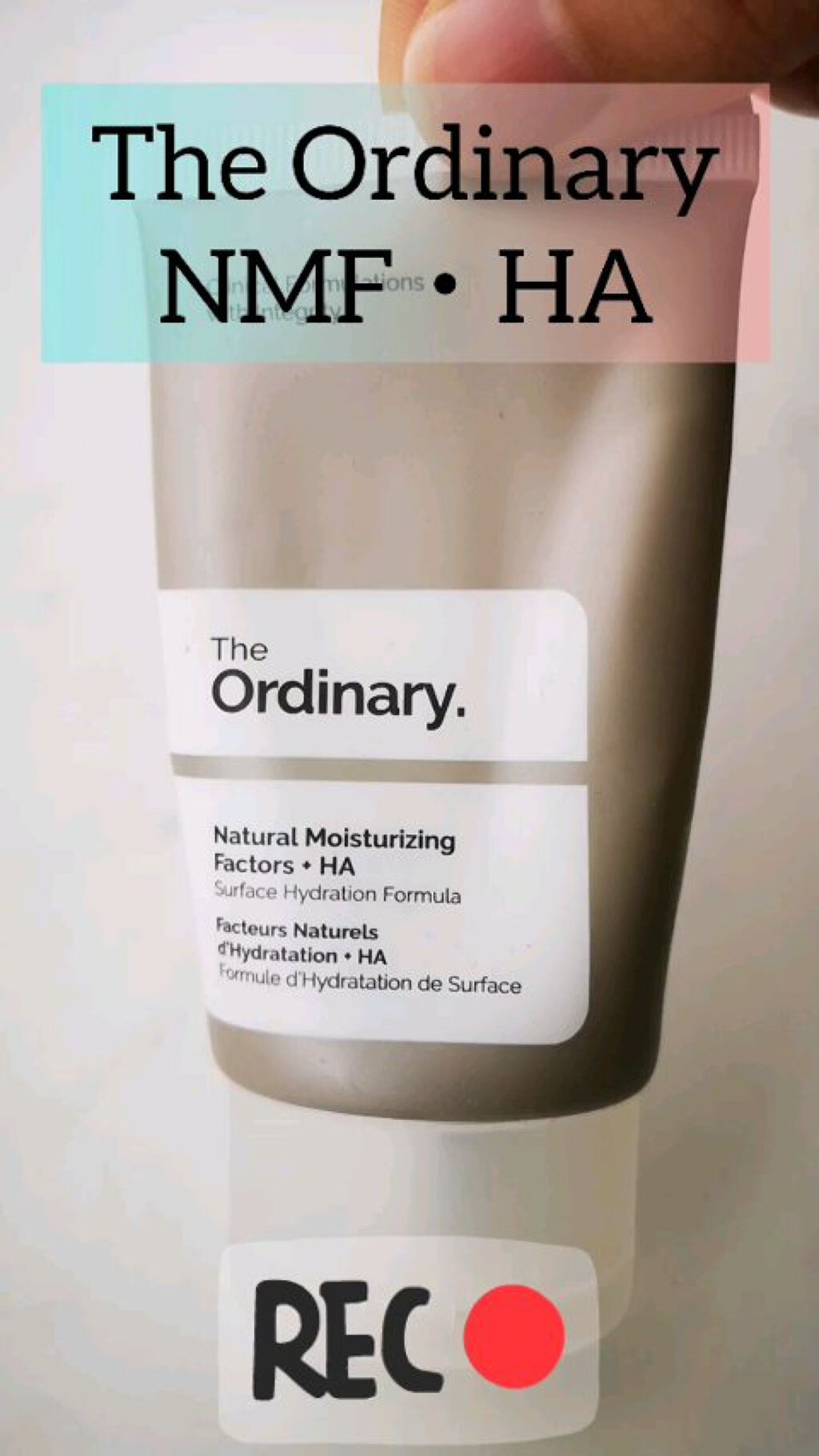 NMF+HAフェイスモイスチャークリーム/The Ordinary/フェイスクリームの動画クチコミ2つ目