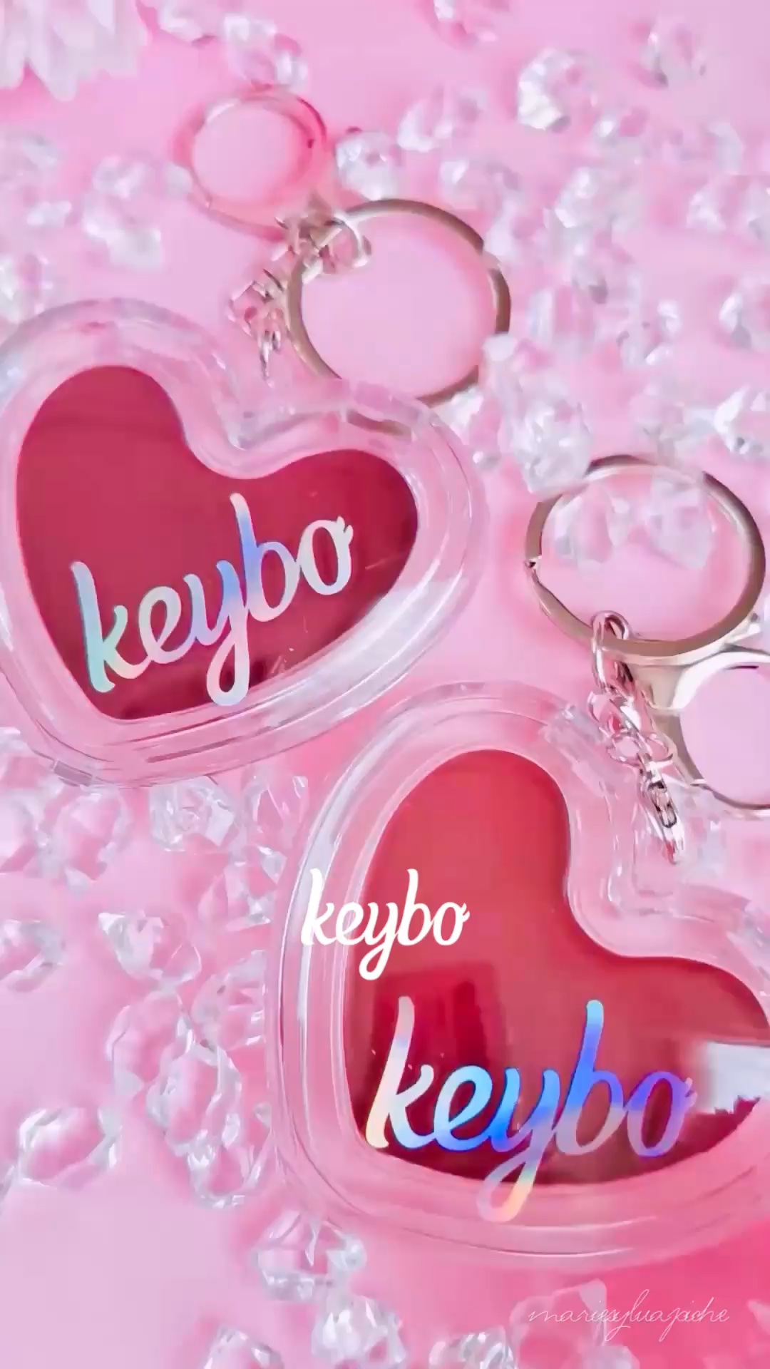 ハートキーリング リップ＆チーク/keybo/口紅を使ったクチコミ（1枚目）