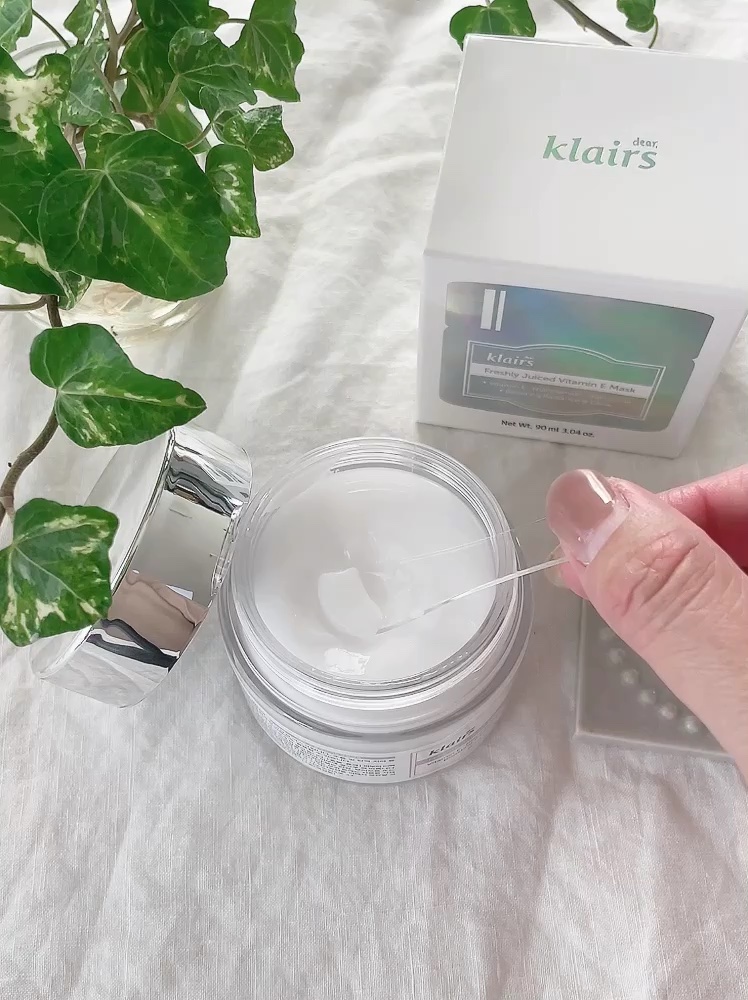 フレッシュリージュースドビタミンEマスク(90g)/Klairs/フェイスクリームの人気ショート動画