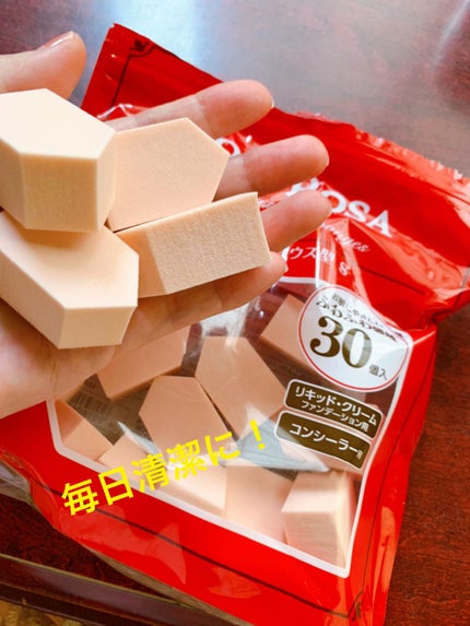 バリュースポンジN ハウス型タイプS 30P/ロージーローザ/パフ・スポンジの人気ショート動画