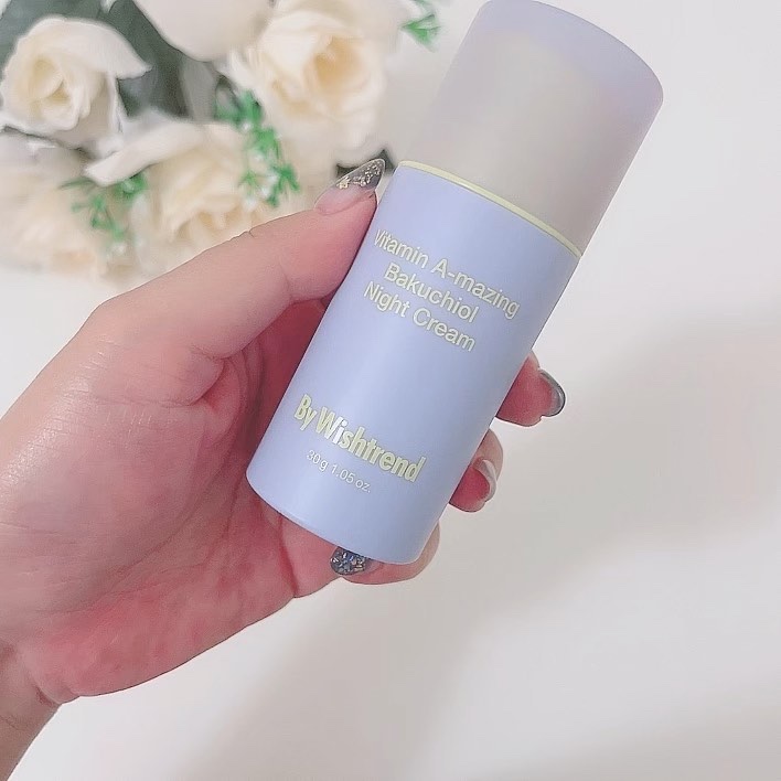 ビタミンA-mazingバクチオールナイトクリーム/By Wishtrend/フェイスクリームを使ったクチコミ（2枚目）