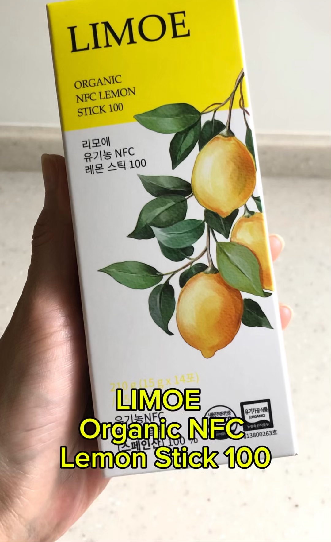 Organic NFC Lemon Stick 100/LIMOE /野菜ジュースの動画クチコミ5つ目