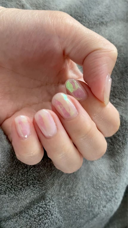 Gel Nail/セリア/ジェルネイルを使ったクチコミ(4枚目)