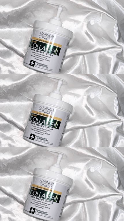 コラーゲンスキンレスキューローション/ADVANCED CLINICALS/ボディクリームの人気ショート動画