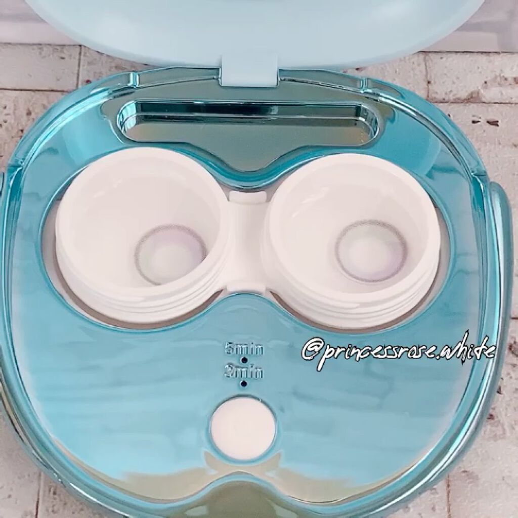 コンタクトレンズ用超音波洗浄機/  mottole（モットル）/その他化粧小物の動画クチコミ4つ目