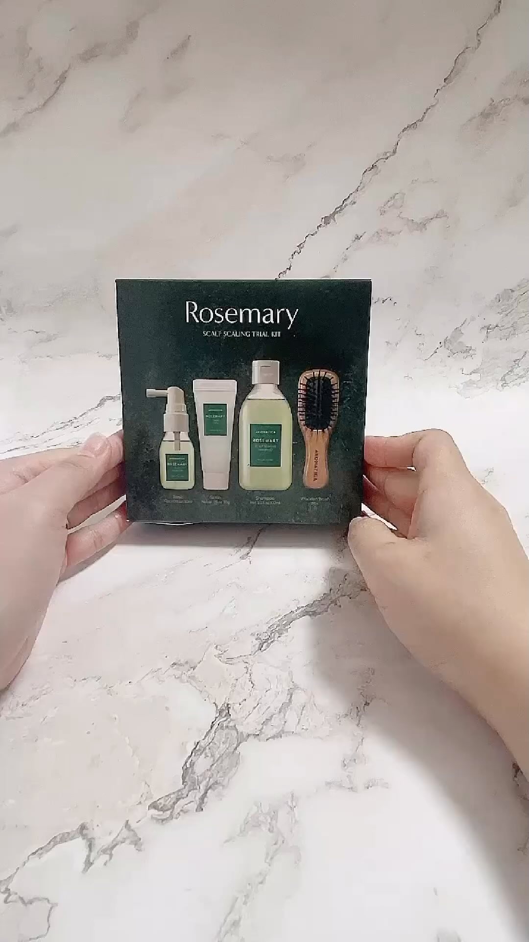 ローズマリー ヘア トライアルセット/AROMATICA/トライアルキットの動画クチコミ2つ目