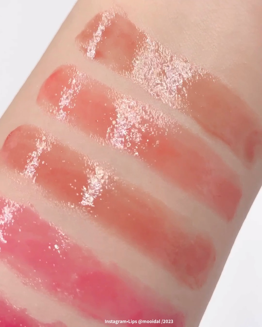 mude. ドリズルバームのクチコミ「【 mudeドリズルバーム全色レビュー🍭🎀】
⁡
⁡
⁡
⁡
________________.....」（3枚目）