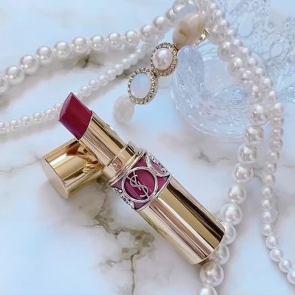 ルージュ ヴォリュプテ シャイン/YVES SAINT LAURENT BEAUTE/口紅を使ったクチコミ(2枚目)