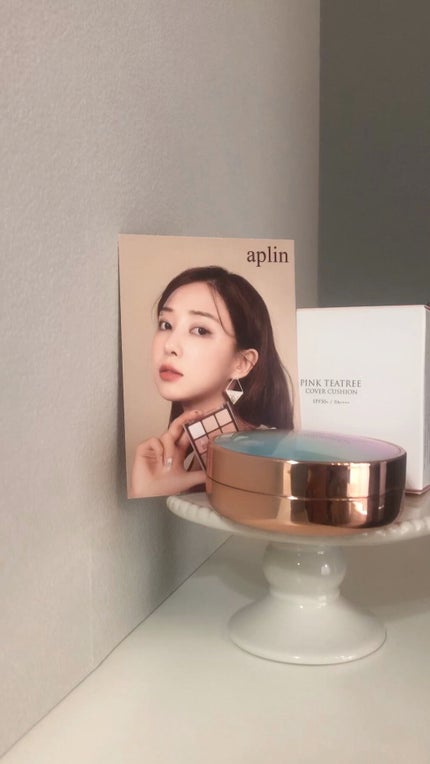 ピンクティーツリーカバークッション/APLIN/クッションファンデーションの人気ショート動画