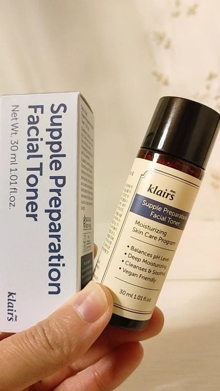 サプルプレパレーションフェイシャルトナー(180ml)/Klairs/化粧水の人気ショート動画