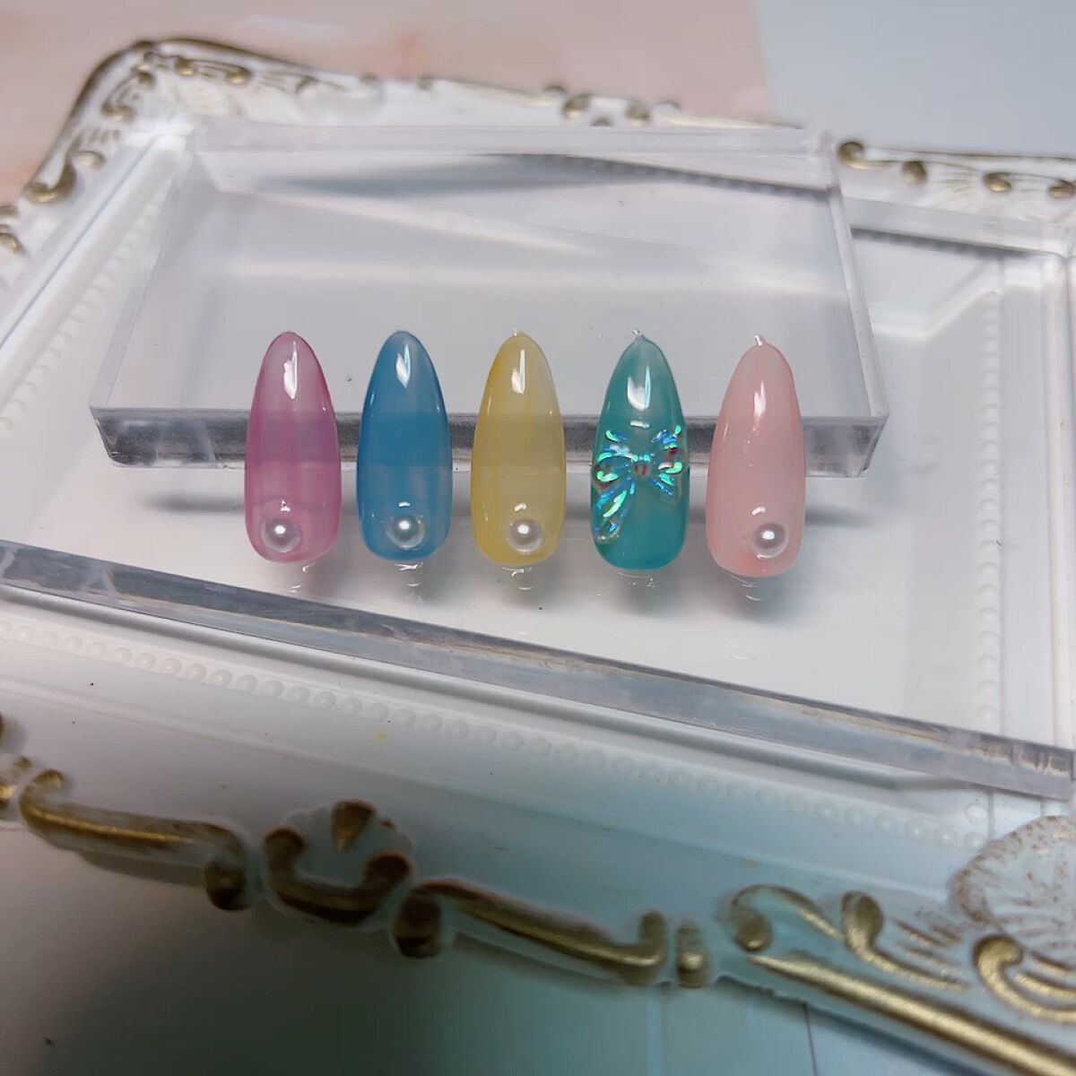 トリコカラージェル/ARKEY TOKYO/ジェルネイルを使ったクチコミ（1枚目）