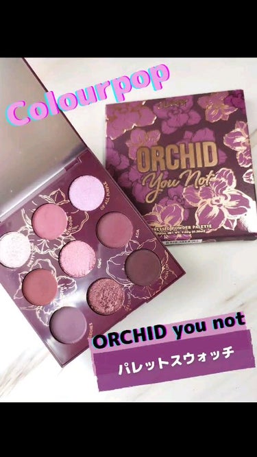 ColourPop ORCHID you  notのクチコミ「⁡Colourpop⁡ 
⁡『ORCHID you not』⁡⁡
⁡スウォッチ⁡⁡
⁡⁡⁡
ス.....」（1枚目）