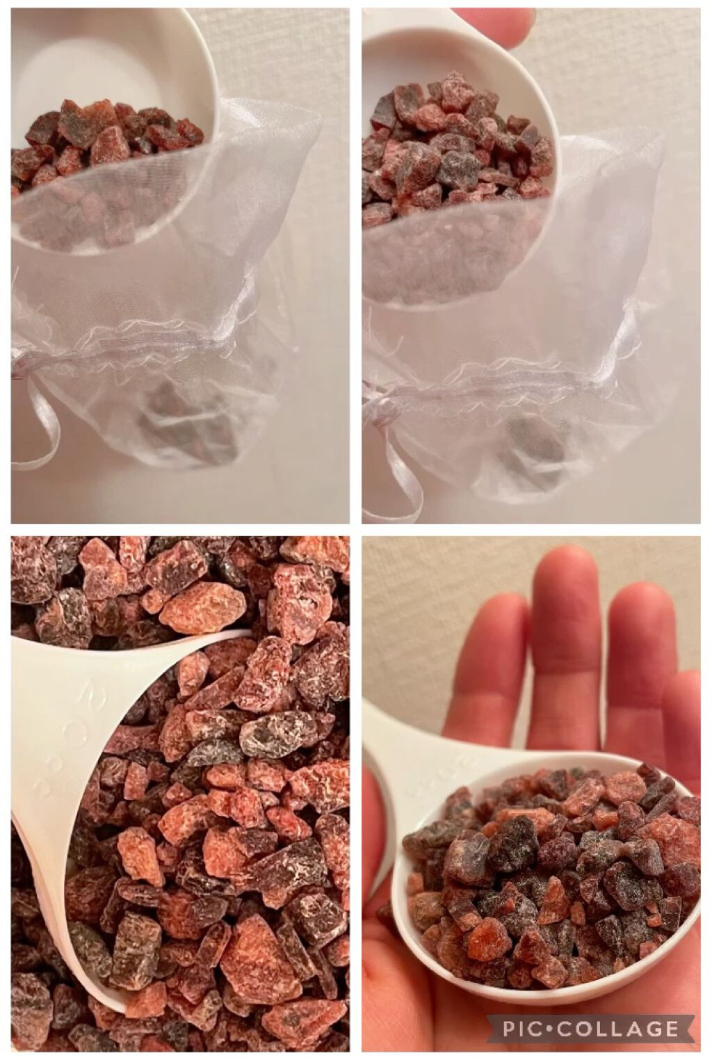 インディアン ルビーソルト/EARTH CONSCIOUS (アースコンシャス)/無機塩系入浴剤を使ったクチコミ（2枚目）