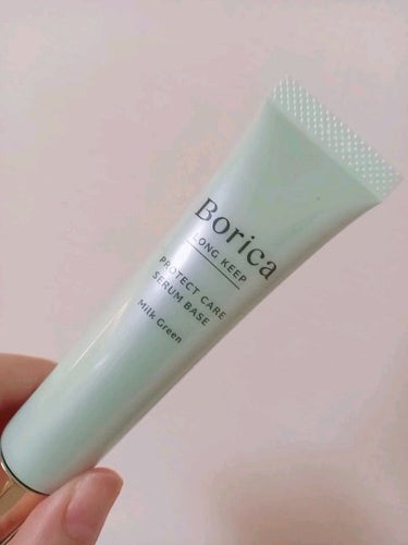 くずれ防止 美容液ケアベース ミルクグリーン SPF30 PA++/Borica/化粧下地の動画クチコミ3つ目