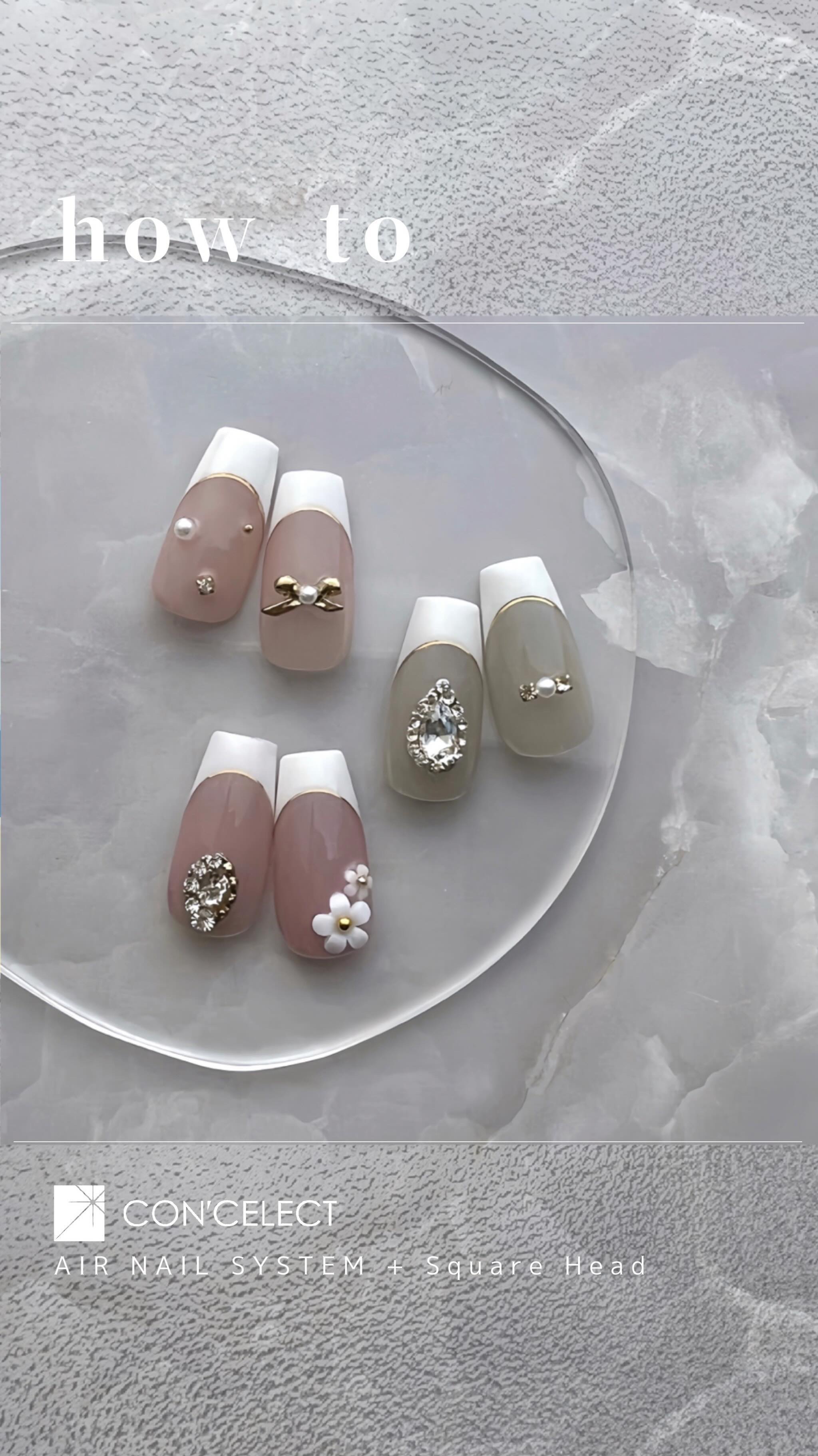 #フレンチネイル,#ブライダルネイル,#ウェディングネイル,#エアーブラシネイル,#春ネイル,#フラワーネイル,#ビジューネイル,#セルフネイル,#お花ネイル,#大人可愛いネイルのネイルデザイン