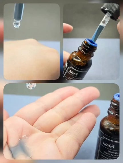 ミッドナイトブルーユースアクティベーティングドロップ(20ml)/Klairs/美容液を使ったクチコミ(3枚目)
