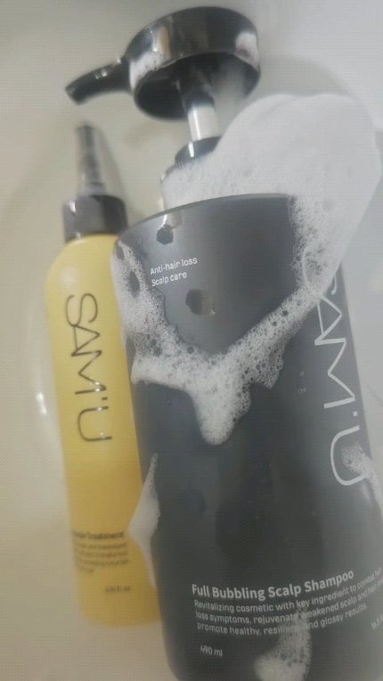 フルバブリングスカルプシャンプー/SAM'U/頭皮ケアの人気ショート動画