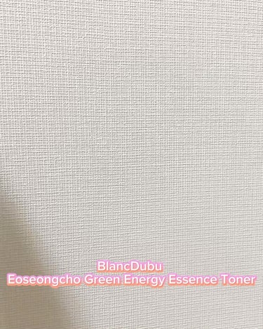 Nuborn Cell Eoseongcho Green Energy Essence Toner/BLANC DUBU/化粧水の動画クチコミ4つ目