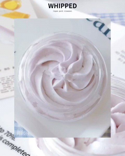 ヴィーガンパッククレンザー/WHIPPED/洗顔フォームの動画クチコミ3つ目