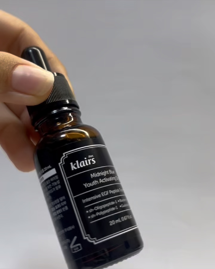 ミッドナイトブルーユースアクティベーティングドロップ(20ml)/Klairs/美容液を使ったクチコミ（3枚目）