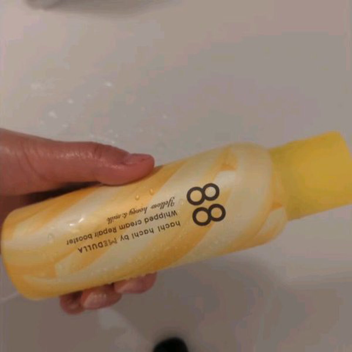 ホイップクリームリペアブースター PINK RosePeach/88 by MEDULLA/洗い流すヘアトリートメントを使ったクチコミ（3枚目）