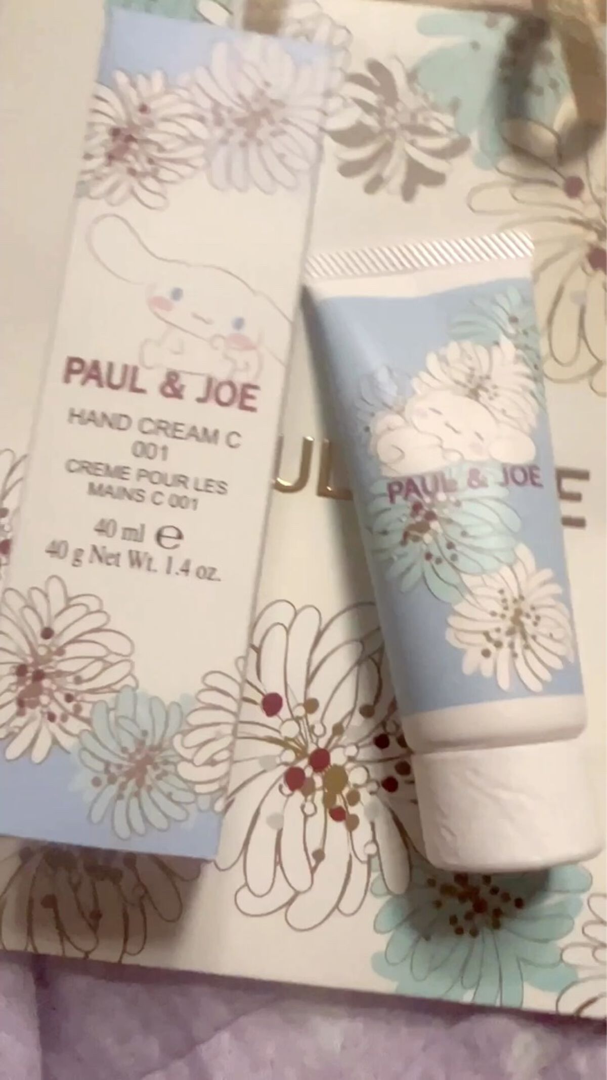 ハンドクリーム C/PAUL & JOE BEAUTE/ハンドクリームの動画クチコミ1つ目