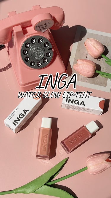 Water Glow Lip Tint/INGA/口紅を使ったクチコミ（1枚目）