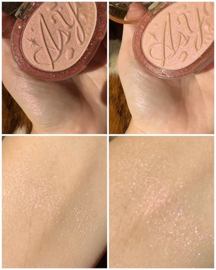 フィー グリッツストーンハイライター/fwee/パウダーハイライトを使ったクチコミ(3枚目)