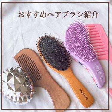 桃の木櫛/DAISO/ヘアブラシを使ったクチコミ（1枚目）