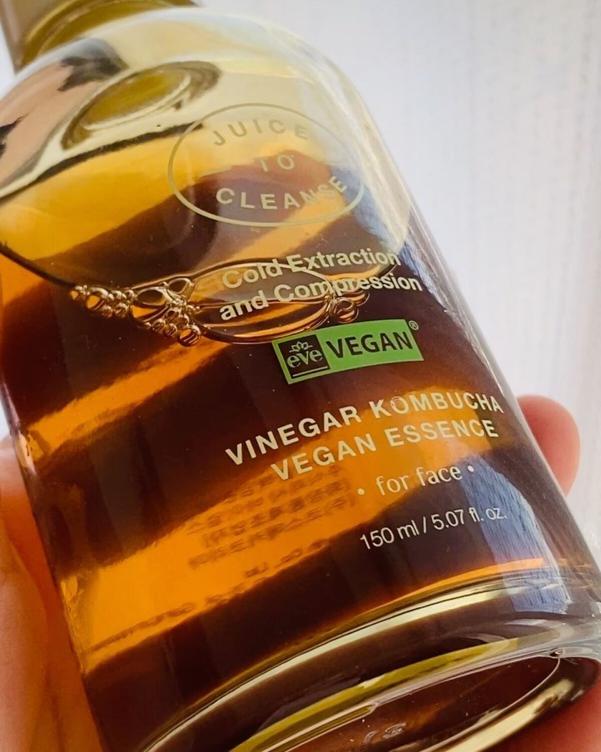 ビネガー コンブチャヴィーガン エッセンス/JUICE TO CLEANSE/美容液を使ったクチコミ（2枚目）