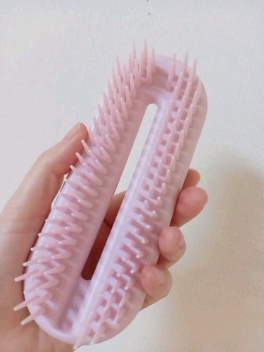 オーバルリングヘアブラシ 濡れ髪用オーバルリングヘアブラシ 濡れ髪用（ピンク）/貝印/ヘアブラシを使ったクチコミ（1枚目）