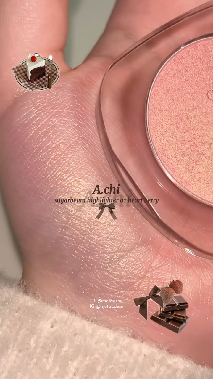 シュガービームハイライター/A.chi/パウダーハイライトを使ったクチコミ（1枚目）