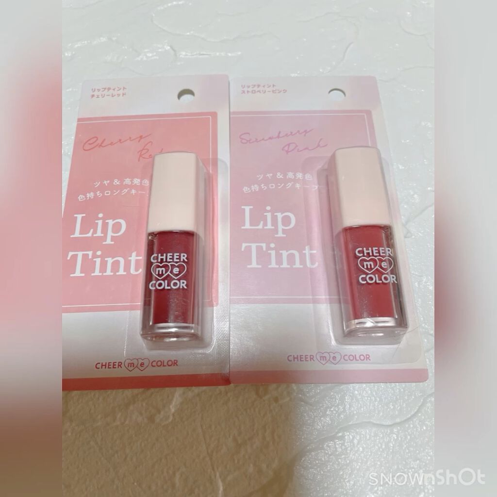 CHEER me COLOR リップティント/セリア/リップティントの動画クチコミ3つ目