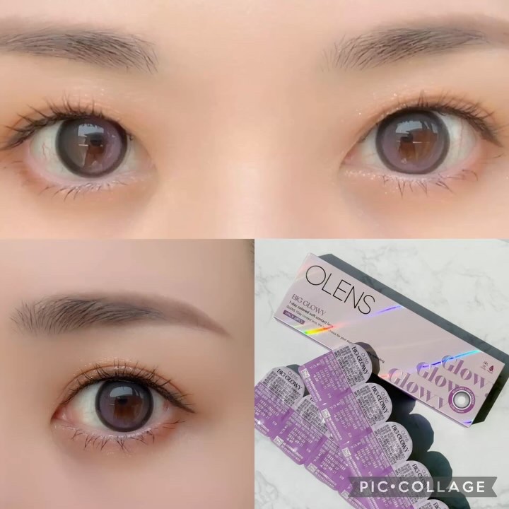 Glowy 1day/OLENS/ワンデー（１DAY）カラコンを使ったクチコミ（3枚目）