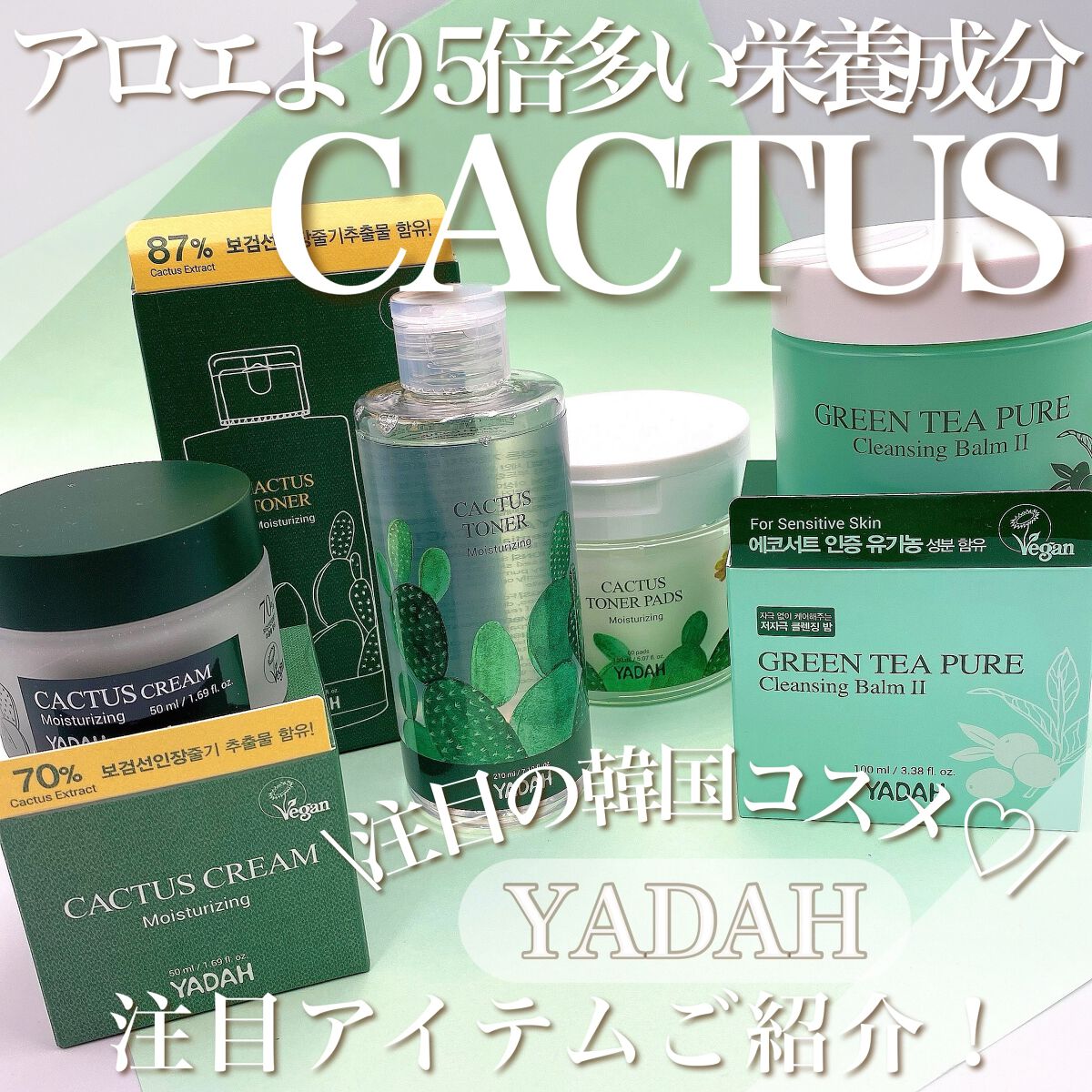 カクタストナーパッド/YADAH/トナーパッドを使ったクチコミ（1枚目）