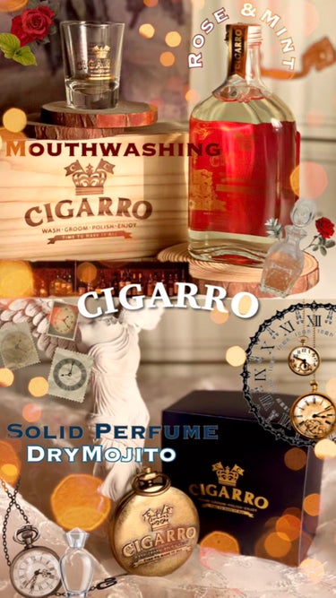 ソリッドパフューム ドライモヒート/CIGARRO/練り香水を使ったクチコミ（1枚目）