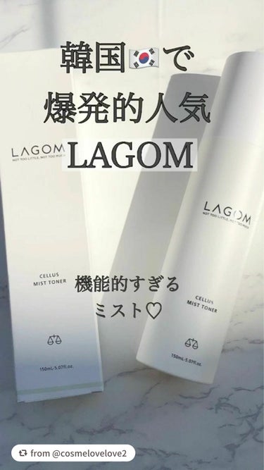 ミスト トナー/LAGOM /ミスト状化粧水を使ったクチコミ（1枚目）