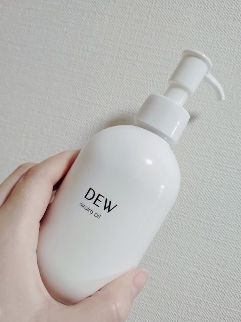 白色オイル/DEW/美容液の動画クチコミ1つ目